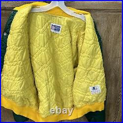 VTG 90s Green Bay Packers NFL Pro Line Starter Satin Jacket Sz XL Mens LOOK