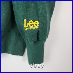 VTG 90s Green Bay Packers Sweater Men L Green Embroidered NFL Retro Colorblock