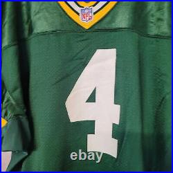 VTG 90s Nike Authentic Pro Line NFL Green Bay Packers Brett Favre 4 Jersey 48 XL