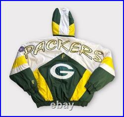 VTG Green Bay Packers Jacket Men's Size XL NFL Pro Player 75th Anniversary NFL