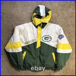 VTG Green Bay Packers Jacket Men's Size XL NFL Pro Player 75th Anniversary NFL