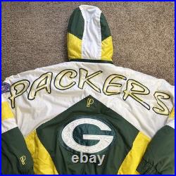 VTG Green Bay Packers Jacket Men's Size XL NFL Pro Player 75th Anniversary NFL