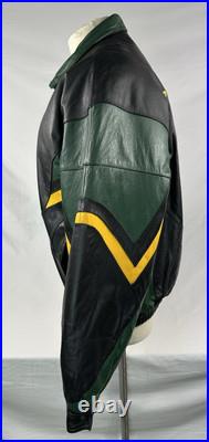 VTG Green Bay Packers Pro Player Leather Insulated Jacket Men's XL #2 VTG Green Bay Packers Pro Player Leather Insulated Jacket Men's XL #2