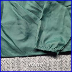 VTG Green Bay Packers Rintwear Coach Jacket Men's Sm 1970's Green Nylon USA Made