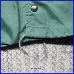 VTG Green Bay Packers Rintwear Coach Jacket Men's Sm 1970's Green Nylon USA Made