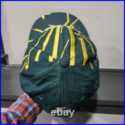 VTG Green Bay Packers Starter Shockwave Shatter Collisions Wool Snapback Hat Cap