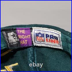 VTG Green Bay Packers Starter Shockwave Shatter Collisions Wool Snapback Hat Cap