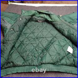 VTG Logo Athletic Pro Line Green Bay Packers Jacket Men XL Green Puffer Coat