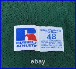 VTG Russell Athletic Green Bay Packers Brett Favre NFL Pro Cut Jersey Rare Green