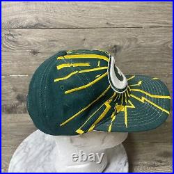 VTG Starter Green Bay Packers Hat Adult One Size Lightning Strapback NFL 90s