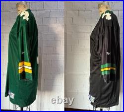 Very Rare Reebok Green Bay Packers REVERSIBLE #4 Brett Favre Green/Black Jersey