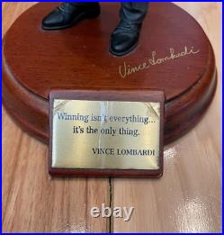 Vince Lombardi Danbury Mint Statue Green Bay Packers