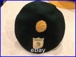 Vince Lombardi Era 1960s Vintage Green Bay Packers Authentic wool cap