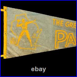 Vintage 1950s GREEN BAY PACKERS NFL Football Pennant Vince Lombardi Lambeau