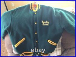 Vintage 1960s green bay packers style quality jacket