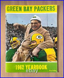 Vintage 1962 NFL Green Bay Packers Football Yearbook Nmt Vince Lombardi