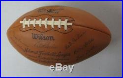 Vintage 1973 Wilson Code F Green Bay Packers Team Signed Football & Box Mint