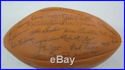 Vintage 1973 Wilson Code F Green Bay Packers Team Signed Football & Box Mint