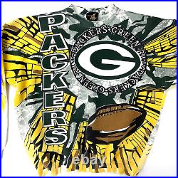 Vintage 1994 AOP Green Bay Packers Crewneck Sweatshirt Magic Johnson Men's XL
