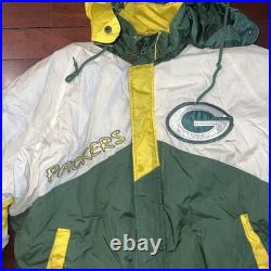 Vintage 1994 Green Bay Packers NFL Pro Player puffer jacket Size L