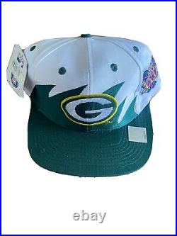 Vintage 1997 LOGO 7 Green Bay Packers NFL Super Bowl XXXI Hat Title Town NWT