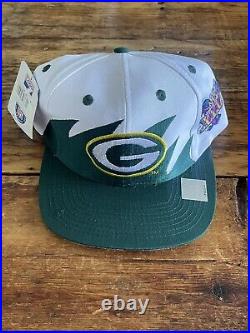 Vintage 1997 LOGO 7 Green Bay Packers NFL Super Bowl XXXI Hat Title Town NWT
