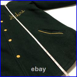 Vintage 60s 70s Green Bay Packers Jacket Coat Youth Sz 16 Timberline Brill Bros