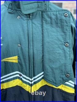 Vintage 90's NFL Pro Line Green Bay Packers Parka Jacket Coat L w Hidden Hood Vintage 90's NFL Pro Line Green Bay Packers Parka Jacket Coat L w Hidden Hood