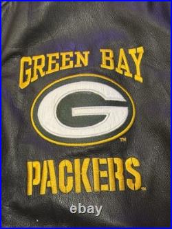Vintage 90s G-III by Carl Banks NFL Green Bay Packers Leather Bombers Jacket 2XL Vintage 90s G-III by Carl Banks NFL Green Bay Packers Leather Bombers Jacket 2XL