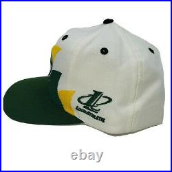 Vintage 90s Green Bay Packers Logo Athletic Double Sharktooth Snapback Hat Cap 7