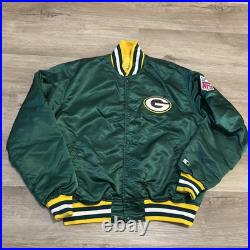 Vintage 90s Green Bay Packers Pro Line Starter Satin Jacket Green Men Sz XL USA Vintage 90s Green Bay Packers Pro Line Starter Satin Jacket Green Men Sz XL USA
