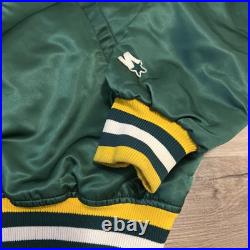 Vintage 90s Green Bay Packers Pro Line Starter Satin Jacket Green Men Sz XL USA Vintage 90s Green Bay Packers Pro Line Starter Satin Jacket Green Men Sz XL USA