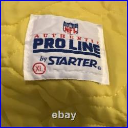 Vintage 90s Green Bay Packers Pro Line Starter Satin Jacket Green Men Sz XL USA Vintage 90s Green Bay Packers Pro Line Starter Satin Jacket Green Men Sz XL USA