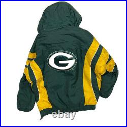 Vintage 90s Green Bay Packers STARTER Jacket Pullover Adult Size XL