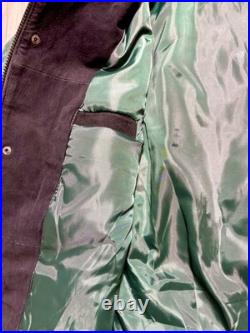 Vintage 90s Green Bay Packers Suede Leather NFL Bomber Jacket Men's Large