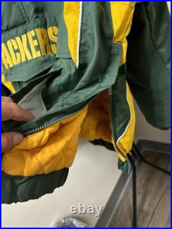 Vintage 90s NFL Pro Line Starter Jacket Size XL Green Bay Packers Pullover HOOD Vintage 90s NFL Pro Line Starter Jacket Size XL Green Bay Packers Pullover HOOD