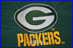 Vintage 90s Starter NFL Pro Line Men Green Bay Packers Windbreaker Jacket Sz XL