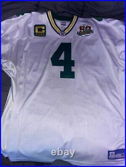 Vintage Brett Favre Green Bay Packers Reebok Authentic Jersey Size 58