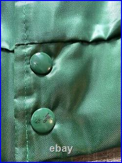 Vintage Chalk Line Green Bay Packers Satin Snap Bomber Jacket XXL Made in USA