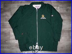 Vintage Champion Green Bay Packers Sideline Players Men's Jacket Coat Size Large