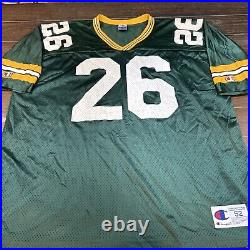 Vintage Champion Greenbay Packers Rare Chuck Cecil Jersey #26 Size 52