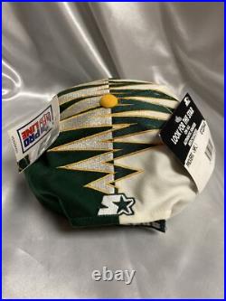 Vintage Green Bay Packers 90's Cap Hat Shock Wave White NWT New! (1312)
