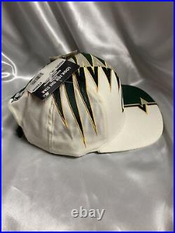 Vintage Green Bay Packers 90's Cap Hat Shock Wave White NWT New! (1312)