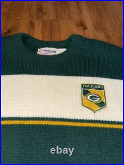 Vintage Green Bay Packers CLIFF ENGLE PROLINE Wool Sweater 90s Size Large
