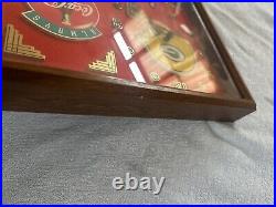 Vintage Green Bay Packers Coca Cola Framed Wall Clock Time For Football WORKS