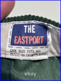 Vintage Green Bay Packers, Corduroy Eastport By Starter. Script SnapBack Rare