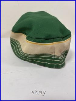 Vintage Green Bay Packers Football Hat Conductor Style NFL Fitted RARE