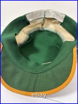 Vintage Green Bay Packers Football Hat Conductor Style NFL Fitted RARE