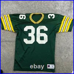 Vintage Green Bay Packers Football Jersey Mens 44 Green Leroy Butler #36