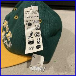 Vintage Green Bay Packers Hat Cap Snapback Mens NFL AJD Sterling Sharpe 84 NWT